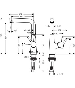 Смеситель Hansgrohe Talis S 72105000