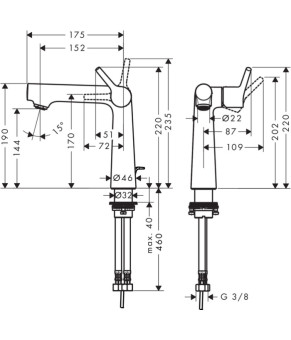Смеситель Hansgrohe Talis S 72113000