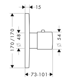 Смеситель Axor Citterio M 34715000