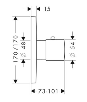 Смеситель Axor Citterio M 34716000