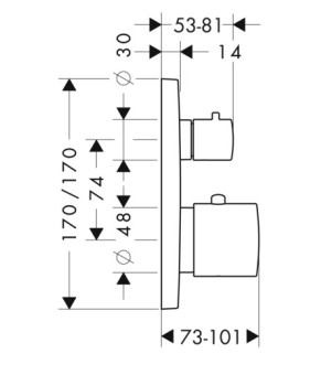 Смеситель Axor Citterio M 34725000