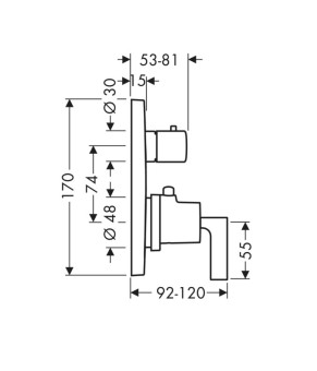 Смеситель Axor Citterio 39700000