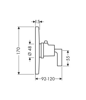 Смеситель Axor Citterio 39711000