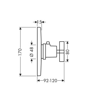 Смеситель Axor Citterio 39716000