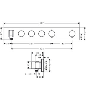Смеситель Axor ShowerSolutions 18356000