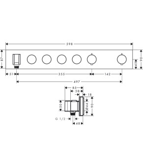 Смеситель Axor ShowerSolutions 18357000