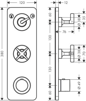 Смеситель Axor Citterio 36703000
