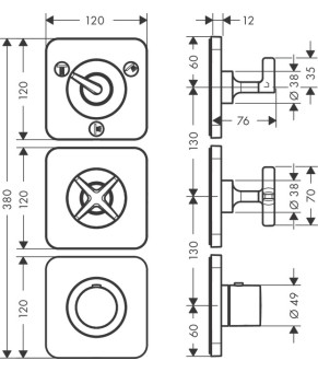 Смеситель Axor Citterio 36704000