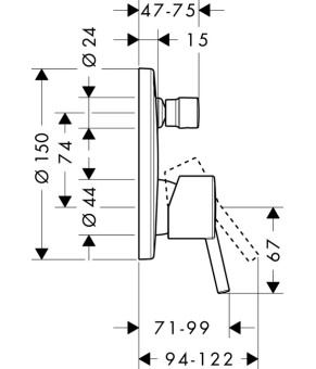 Смеситель Hansgrohe Talis S 32477000