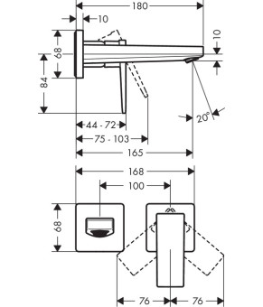 Смеситель Hansgrohe Metropol 32526140