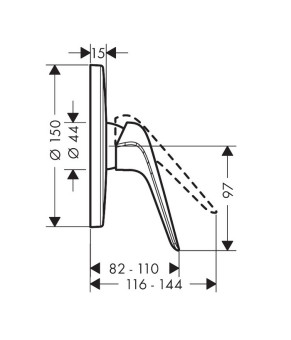 Смеситель Hansgrohe Novus 71066000