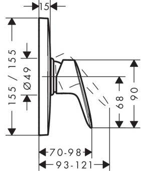 Смеситель Hansgrohe Logis 71607000
