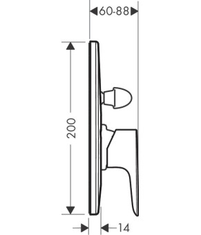 Смеситель Hansgrohe Talis E 71746000