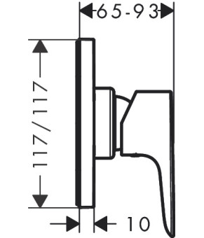 Смеситель Hansgrohe Talis E 71764000