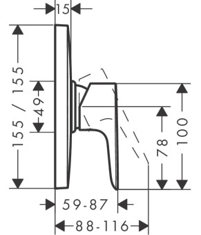 Смеситель Hansgrohe Talis E 71768000