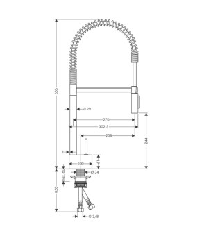 Смеситель Axor Starck 10820800