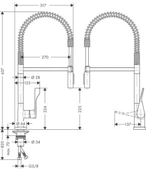 Смеситель Axor Citterio 39842000