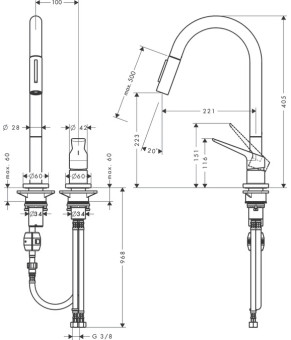Смеситель Axor Citterio 34824000