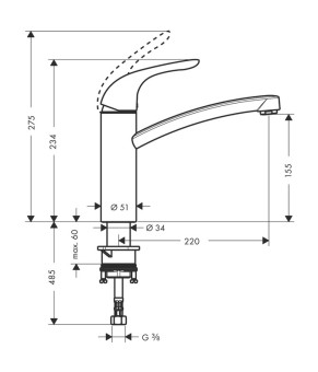 Смеситель Hansgrohe Focus 31780000