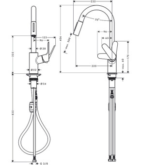 Смеситель Hansgrohe Focus 31815800