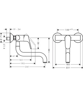 Смеситель Hansgrohe Focus 31825000