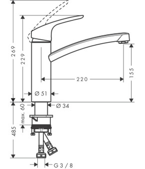 Смеситель Hansgrohe Focus 31826000