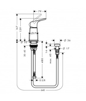 Смеситель Hansgrohe Focus 31629000