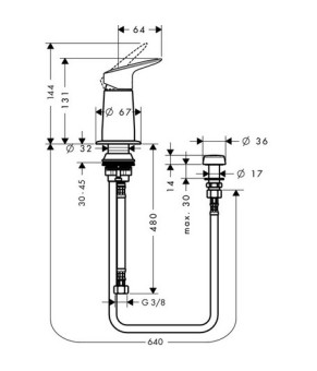 Смеситель Hansgrohe Logis 71629000