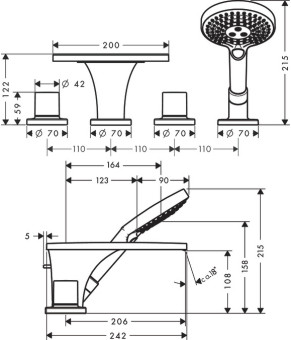 Смеситель Axor Massaud 18440000