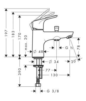 Смеситель Hansgrohe Focus 31938000