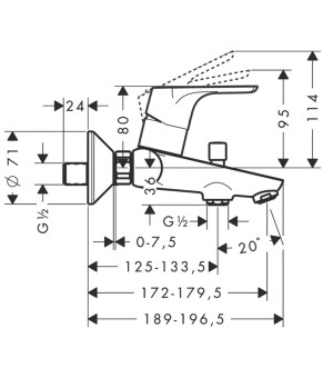 Смеситель Hansgrohe Focus 31948000