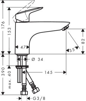 Смеситель Hansgrohe Logis 71311000