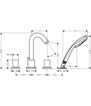 Смеситель Hansgrohe Logis 71314000