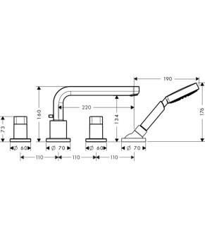 Смеситель Hansgrohe Metris S 31447000