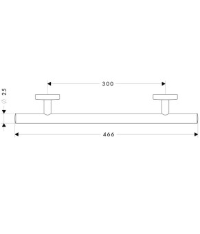 Поручень Hansgrohe Logis 40513000