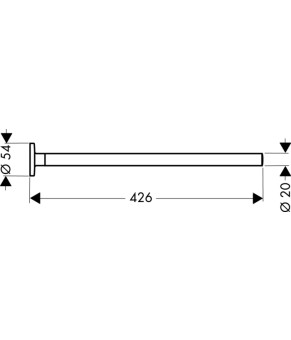Держатель полотенец Axor Uno 41520820