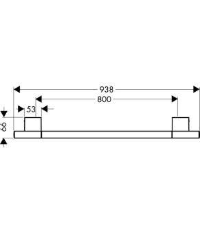 Держатель полотенец Axor Uno 41580820