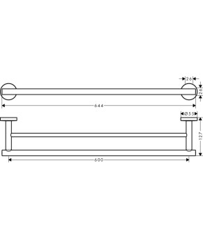 Полотенцедержатель Hansgrohe Logis 41712000