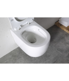 Унитаз DUSEL VORTEX подвесной DWHT10201230R с сиденьем Soft Close дюропласт