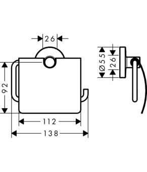 Набор аксессуаров Hansgrohe Logis Universal 41728000