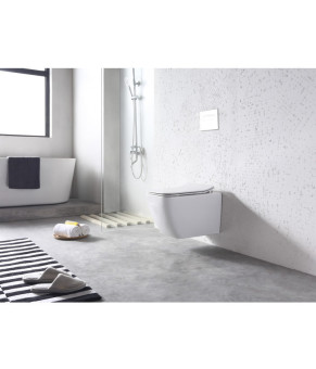 Унитаз DUSEL CUBIS подвесной DWHT10201030R с сиденьем Soft Close дюропласт