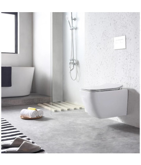 Унитаз DUSEL CUBIS подвесной DWHT10201030R с сиденьем Soft Close дюропласт