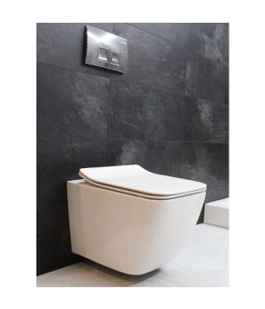 Унитаз DUSEL CUBIS подвесной DWHT10201030R с сиденьем Soft Close дюропласт