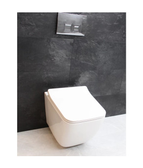 Унитаз DUSEL CUBIS подвесной DWHT10201030R с сиденьем Soft Close дюропласт