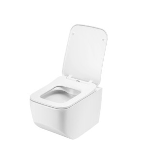 Унітаз DUSEL LUNAR підвісний DWHT10201530R з сидінням Soft Close дюропласт