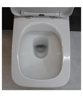 Унітаз DUSEL LUNAR підвісний DWHT10201530R з сидінням Soft Close дюропласт