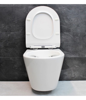 Унитаз DUSEL AREZ подвесной DWHT10210230R с сиденьем Soft Close дюропласт