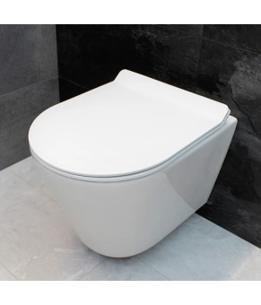 Унитаз DUSEL AREZ подвесной DWHT10210230R с сиденьем Soft Close дюропласт