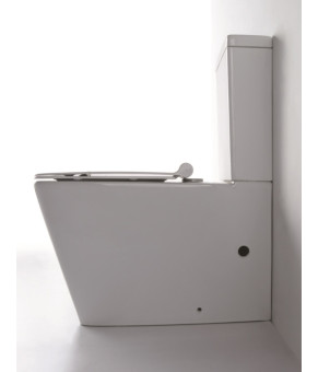 Унитаз-компакт DUSEL IVIA DTPT10210330R с бачком и сиденьем Soft Close дюропласт
