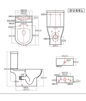 Унитаз Dusel SOUL DTPT10211930R